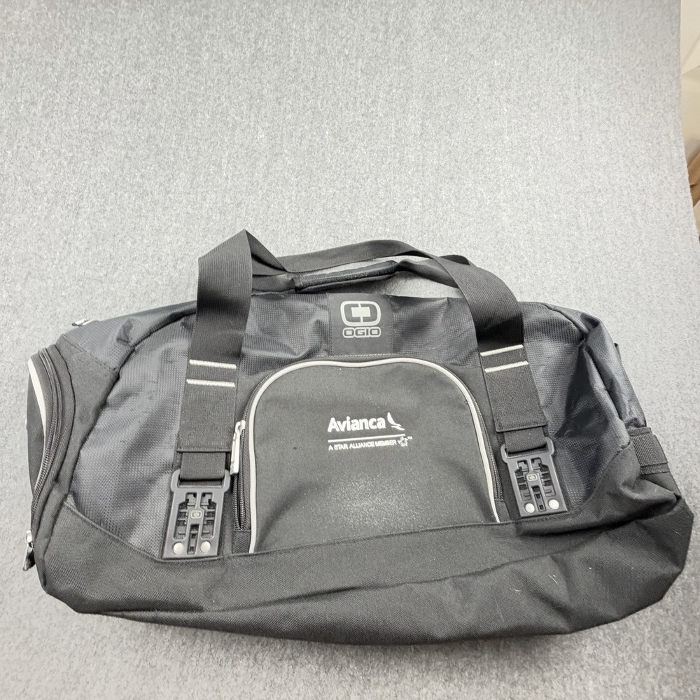 OGIO Big Dome Duffel Bag Black Avianca Star Alliance Gym Travel Bag - Picture 2 of 12